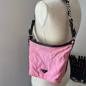 Pink Nylon Prada bag